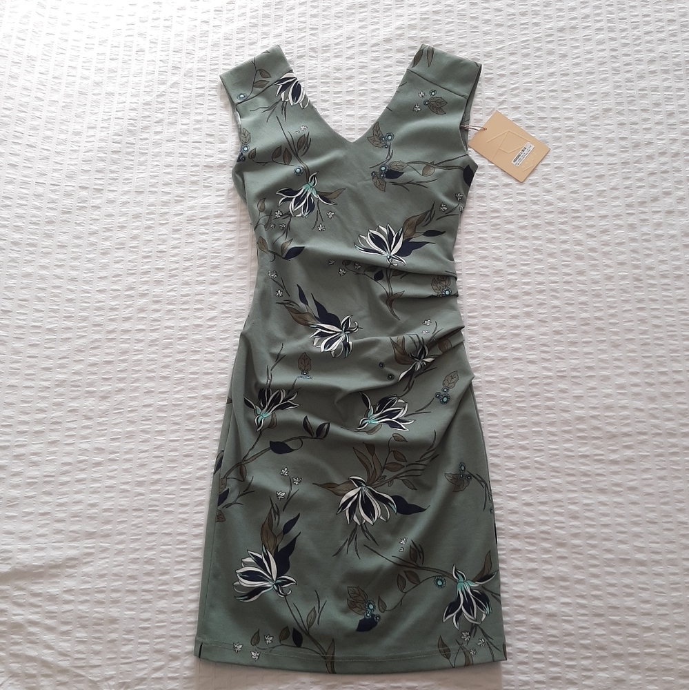 KAFFE Above Knee  Length Dress | "Selly India, Dusty" |  XS,  NEW!
